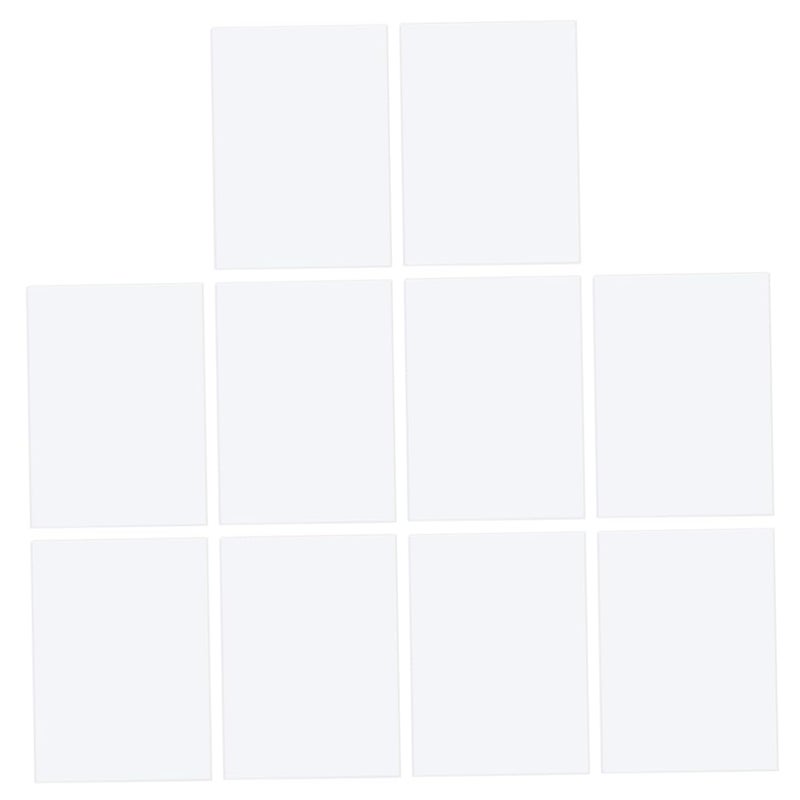 Clear Acrylic Sheets 10pcs For Crafts Picture Frames Wedding Decor Custom Designs - Image 1